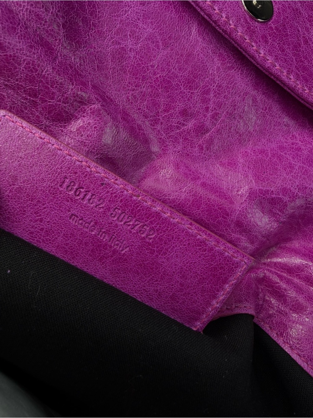 Vintage Balenciaga Giant 21 Envelope Clutch Cyclamen|Magenta Lambskin Authentic - Picture 5 of 14